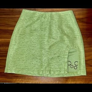 BRAND NEW Green Nasty Gal Mini Skirt Size 4